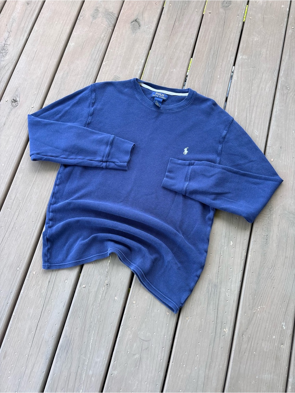 Polo Ralph Lauren Mens L Navy Thermal Shirt